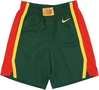 Nike Litouwen Basketbalteam Shorts Groen/Rood - Heren - Fitness - Veelkleurig - M - Polyester - Fitness
