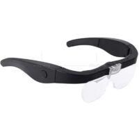 OEM Lupa Con 2 Led, Diadema Con Lupa Y 4 Lentes Extra&iacute;bles Para Lectura, Fabricaci&oacute;n De Joyas, Costura Y Bricolaje (1,5x-5x)