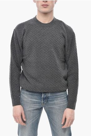 Paolo Pecora Virgin Wool Crewneck Sweater size Xl