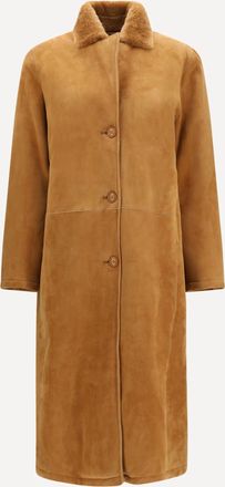 Sword 6.6.44 Cappotto shearling in pelle Woman 40