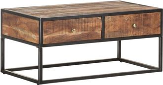 vidaXL Coffee Table 90x50x40 cm Rough Acacia Wood vidaXL