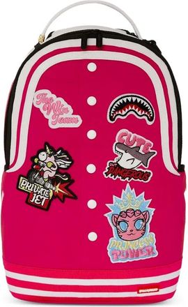 Sprayground Varsity DLX rugzak met applicatie - Roze