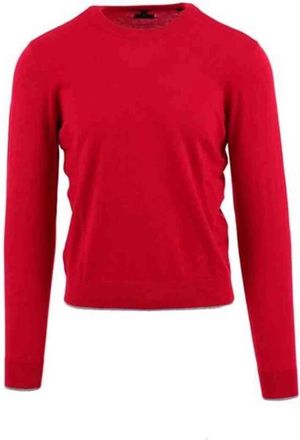 A|X Armani Exchange Long Sleeve Sweater - Heren - Ronde hals truien - Rood - XL - Katoen - Truien & Vesten