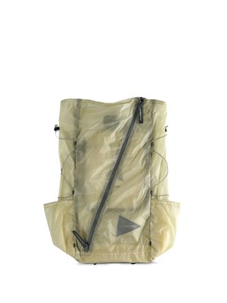 And Wander zip-fastening backpack bag - men - Nylon - One Size - Neutrals