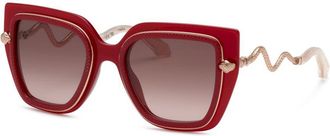 Roberto Cavalli SRC097M 09EZ Mens Sunglasses Red Size 52