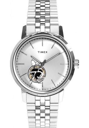 Timex TW2Y45000 Mens Peanuts Marlin 75th Anniversary Watch - Silver - One Size