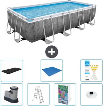 Bestway Piscina Bestway Power Steel Rectangular - 549x274x122 Cm - 8-piezas S596