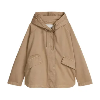 Marc O'Polo Dames, Jassen, Beige, Maat: XS Katoen