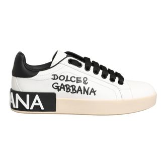 Dolce & Gabbana Sneakers, female, White, Size: 5 US Portofino Low Top Sneakers