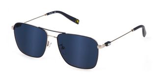 Fila SFI456 F94Y Mens Sunglasses Silver Size 58