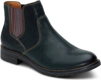 Aetrex Womens Kaylee Arch Support Chelsea Boots In Dark Green