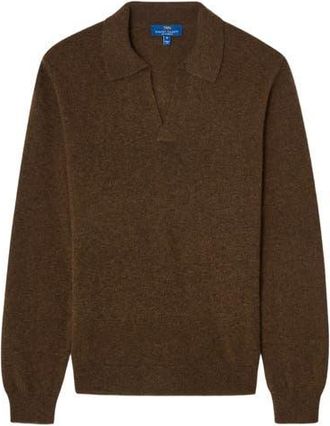 Robert Talbott Parsons Johnny Collar Sweater in Loden at Nordstrom, Size X-Large
