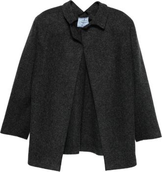 Prada Jas met open voorkant - Grijs