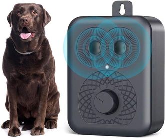 OEM Dispositivo Antiladridos Recargable Con 4 Modos, Repelente De Perros Con Potente Detector De Ladridos Autom&aacute;tico Ultras&oacute;nico Dual, Alcance De 9 Metros