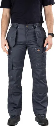 Dickies Redhawk Pro Trousers (Long) Mens - Grey - Size 34 (Waist)