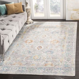 Safavieh Mystique Machine Made Area rug, Grey / Multi Traditional Style Easy Care