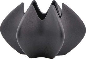 Schubiger M&ouml;bel Vase Keramik Schwarz H: 23 cm