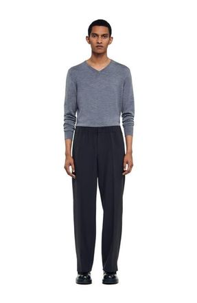 Sandro Wide-leg trousers in Dark Grey at Nordstrom, Size 36 X 32 Eu
