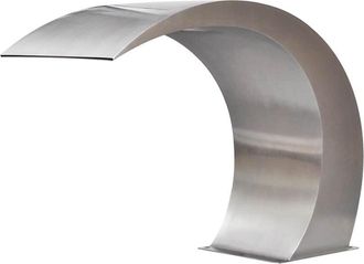 vidaXL Fuente Cascada Para Piscina De Acero Inoxidable 45x30x60 Cm Vidaxl