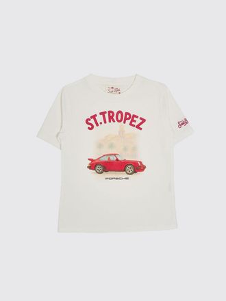 MC2 Saint Barth T-shirt da bambino in cotone con stampa grafica e logo