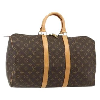 Louis Vuitton Pre-owned Weekend Bags, female, Brown, Size: ONE SIZE Pre-owned Boston Bag