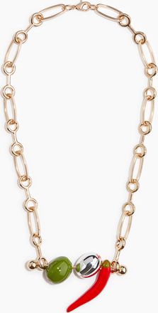 H&M Halskette mit Barbell-Anhänger - Green