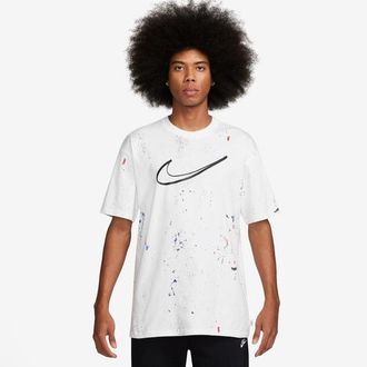 Nike Mens NSW M90 Breaking T-Shirt - White/Multi Size 3XL