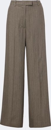 Frankie Shop Brickell pinstripe wide-leg pants