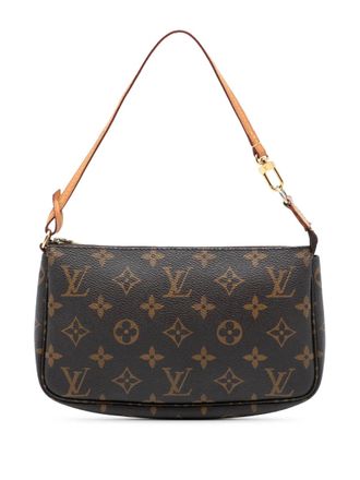 Louis Vuitton 1998 Monogram Pochette Accessoires schoudertas - Bruin