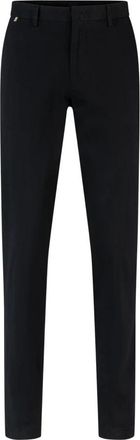 HUGO BOSS Slim Fit Chinos voor stijlvolle mannen - Heren - Broeken - Zwart - Maat: 3XL Katoen