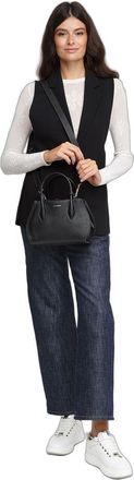 Coccinelle Womens Handbag Black Cowhide