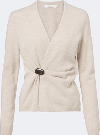 Vince Gathered wool and cashmere sweater