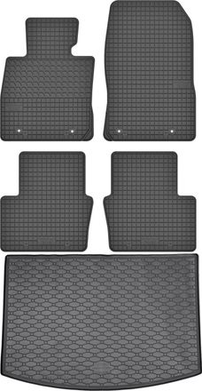 OEM Juego De Alfombrillas De Goma Para Coche Y Alfombrilla Para Maletero Para Mazda Cx-3 Crossover (2015-2021)