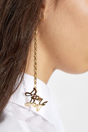 Dsquared2 Long Earrings, Womens, Gold