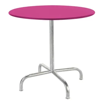 Schubiger M&ouml;bel Metall-Tisch Rigi Rund