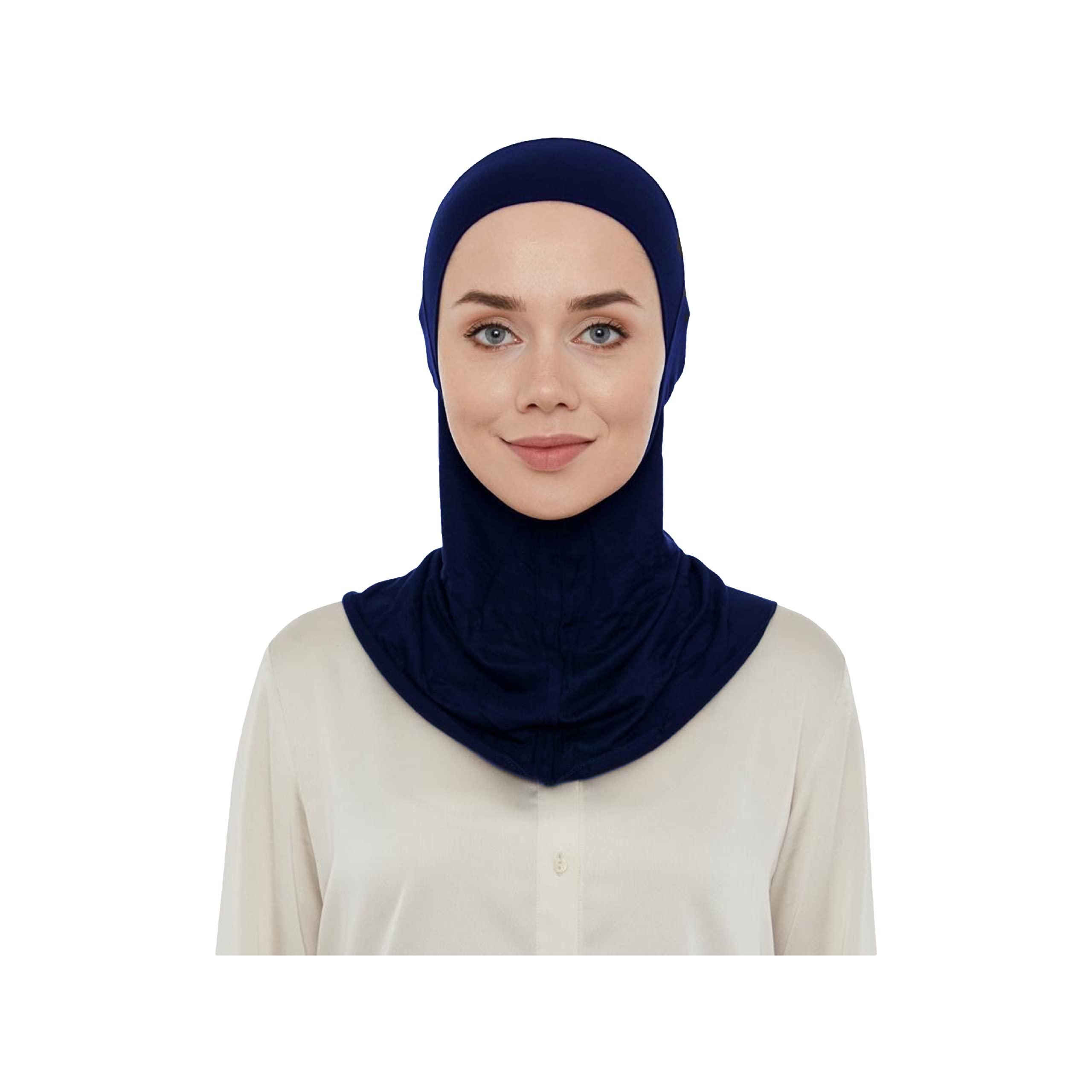 Women's Under Scarf Tube Bonnet Cap - Lycra Islamic Head Cover Hijab Hair Wrap - Made In Egypt 7 thumbnail image