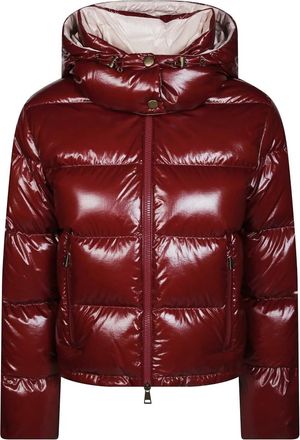 Moncler Jassen, Dames, Rood, XS, Down Jassen