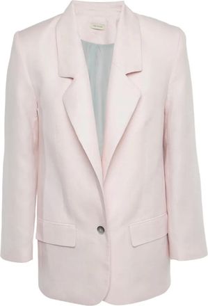 The Mannei Blazer monopetto in lino - Rosa