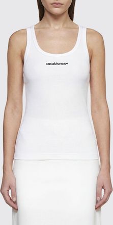 Casablanca Canotta in cotone con logo Casablanca