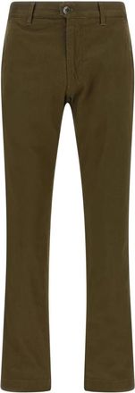 Incotex Broeken, Heren, Groen, W36, Katoen, Chino Broek