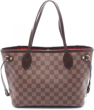 Louis Vuitton Brown Damier Canvas Coated Canvas Damier Canvas Leather Handbag Tote Bag (Pre-Owned)