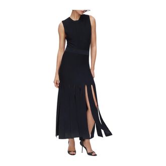 Liu Jo Ca6349 Ms55N Dress - female - Liu Jo - Maxi Dresses - Black - M - Dresses