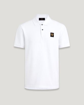 Belstaff Polo Belstaff Uomo Piqu&eacute; Di Cotone Bianco 2xl