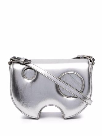 Off-white Burrow saddle bag - women - Leather/Leather - OS - Silver