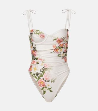 Agua Bendita Rabano floral swimsuit