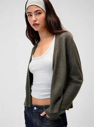 Only Womens Lesly open Cardigan Sweater