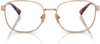 Vogue Eyewear 54mm Square Optical Glasses in Rose Gold at Nordstrom
