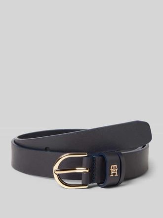 Tommy Hilfiger G&uuml;rtel aus echtem Leder in Dunkelblau, Gr&ouml;&szlig;e 80