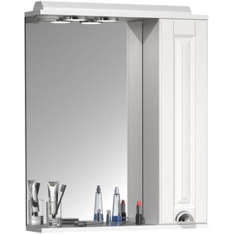 ebuy24 Armario De Ba&ntilde;o Vcm Atemporal Dimensiones Aprox. Al. 71 X An. 60 X P. 14 Cm Espacio De Almacenamiento Suficiente Armario De Espejo En Estilo Country -