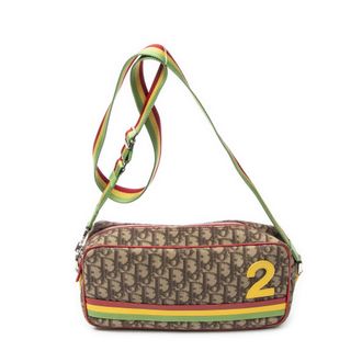 Dior Pre-owned Womens Rasta Collection No. 2 Messenger Shoulder Bag - Brown - One Size